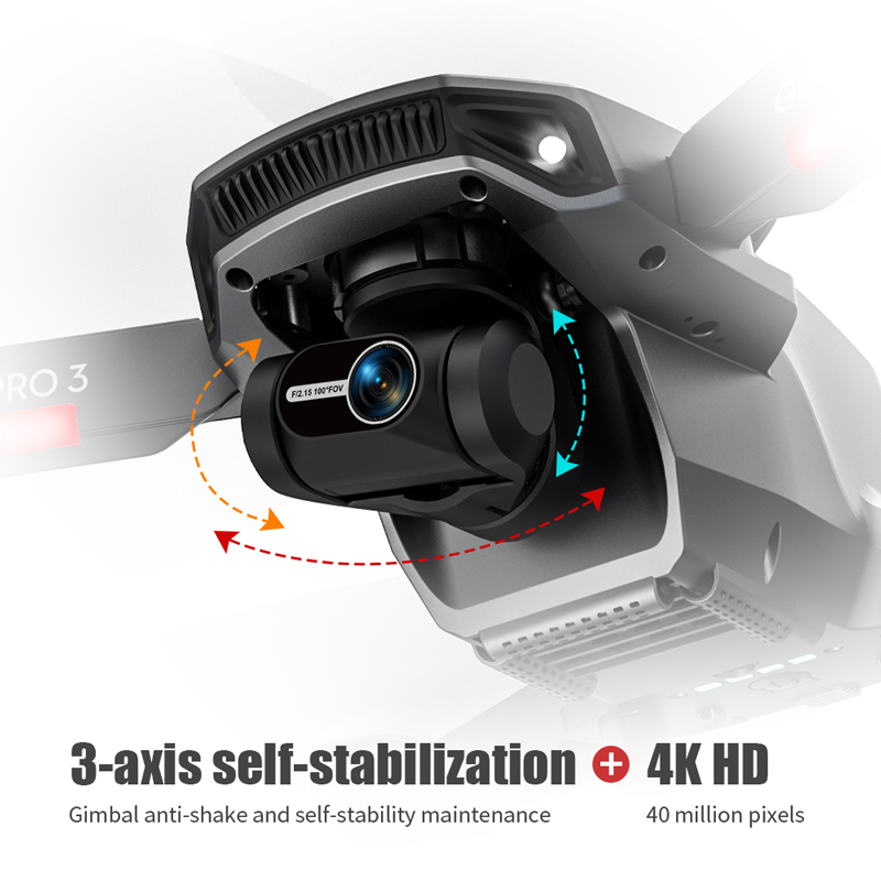 Drone L106 Pro 3 5G WIFI FPV P - Drone Gimbal 2 Axis avis et prix